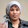 Nafissatou Diallo quitte le tribunal du Bronx a New York, USA le 10 Decembre 2012. Un accord financier entre Dominique Strauss-Kahn et Nafissatou Diallo qui l'accusait d'agression sexuelle a mis fin ce lundi aux poursuites contre l'ancien patron du FMI à New York.   