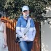 Exclusif - Katy Perry visite avec une amie une propriété en vente pour 4 millions de dollars dans le quartier de Santa Barbara à Los Angeles pendant l'épidémie de coronavirus (Covid-19), le 4 octobre 2020  Exclusive - The pop star is seen for only the second time after giving birth a month ago to a baby girl with O. Bloom. Katy and her real estate friend toured the  million dollar 2 bed, 2 bath beach home as Orlando looked after baby Daisy. 4th october 2020 