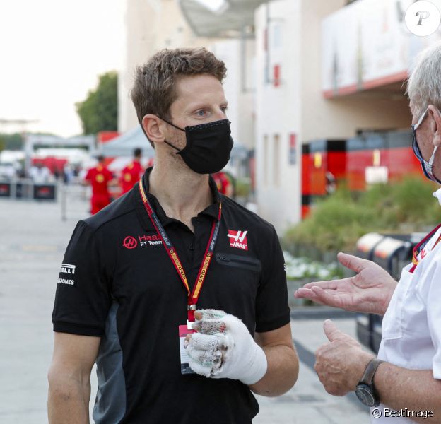 Romain Grosjean, Haas F1 - Grand Prix de Sakhir. © Motorsport Images / Panoramic / Bestimage