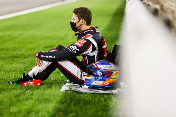 Romain Grosjean, Haas F1 - Grand Prix automobile de Bahreïn 2020 à Skahir le 29 novembre 2020. © Motorsport / Panoramic / Bestimage