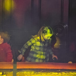 Le prince William, duc de Cambridge, et Catherine (Kate) Middleton, duchesse de Cambridge, avec leurs enfants le prince George, la princesse Charlotte et le prince Louis ont assisté à un spectacle donné en l'honneur des personnes qui ont été mobilisées pendant la pandémie au Palladium à Londres, Royaume Uni, le 11 décembre 2020.