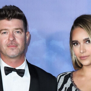 Robin Thicke, April Love Geary - Soirée de gala "Global Ocean" à Hollywood le 6 février 2020. 