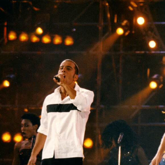 Filip Nikolic, Adel Kachermi et Frank Delay - Les 2be3 en 1998.