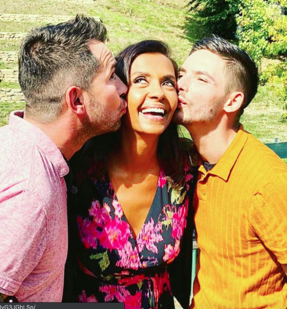 Mathieu et Alexandre, couple formé grâce à l'émission "L'amour est dans le pré", saison diffusée en 2020.