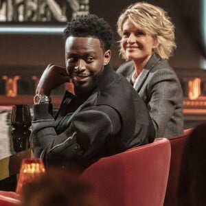 Exclusif - Dadju (Dadju Djuna), Sophie Davant - Enregistrement de l'émission "On est presque en direct" (OEED), présentée par L.Ruquier, et diffusée sur France 2 le 12 décembre 2020 © Jack Tribeca / Bestimage 