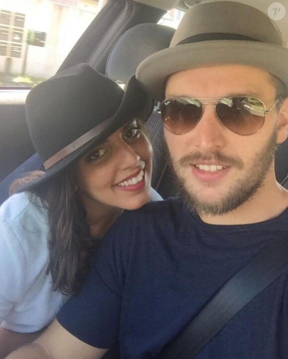 Inès Reg et son mari Kevin, sur Instagram.