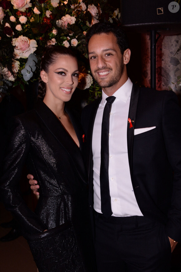 Iris Mittenaere (Miss France et Miss Univers 2016) et son compagnon Diego El Glaoui lors de la soirée de gala de la 18ème édition du "Dîner de la mode du Sidaction" au Pavillon Cambon Capucines - Potel et Chabot à Paris, France, le 23 janvier 2020. © Rachid Bellak/Bestimage