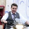 Exclusif - Tom Cruise - Tournage du film "Mission Impossible 7" dans les rues de Rome.