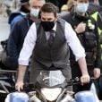 Exclusif - Tom Cruise - Tournage du film "Mission Impossible 7" dans les rues de Rome. Le 29 novembre 2020