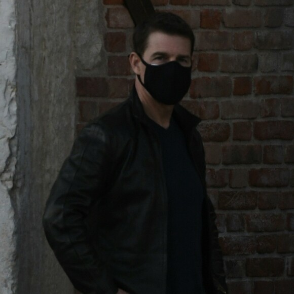 Tom Cruise, sur le tournage de Mission Impossible 7 à Venise, le 17 novembre 2020.