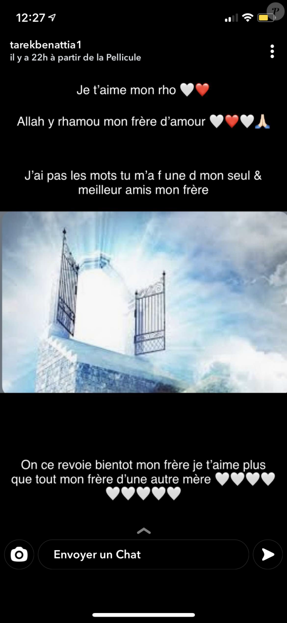 Tarek Benattia et son épouse Camélia Benattia en deuil après la mort de leur ami Mohamed Conté, plus connu sous le d'Oblah.