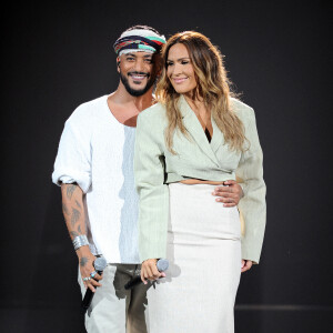 Exclusif - Slimane et Vitaa - Enregistrement de la 2ème partie de soirée de l'émission "La Chanson secrète 6" à la Scène musicale à Paris, qui sera diffusée le 12 décembre sur TF1. Le 8 septembre 2020 © Gaffiot-Moreau / Bestimage