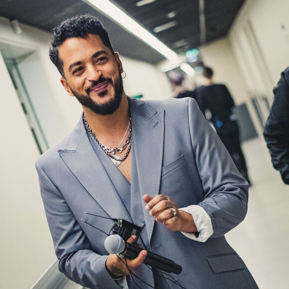 Exclusif - Backstage - Slimane - Enregistrement de l'émission "Tous ensemble pour la musique" pour la fête de la musique 2020 à l'AccorHotels Arena à Paris le 18 juin 2020. © Cyril Moreau / Veeren Ramsamy / Bestimage