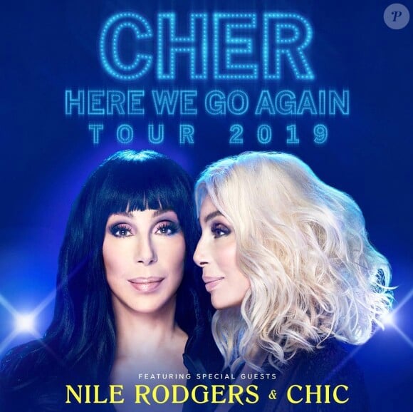 Cher, "Here we go again" tour 2019.