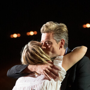 Exclusif - Louane Emera, Benjamin Biolay - Enregistrement de l'émission "La Chanson secrète 6" à la Scène musicale à Paris. Le 8 septembre 2020. © Gaffiot-Moreau / Bestimage