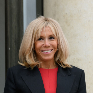 Brigitte Macron accueille son homologue mexicaine, la première Dame Beatriz Gutierrez Muller à l'Elysée. Paris, le 8 octobre 2020. © Jacques Witt / Pool / Bestimage 