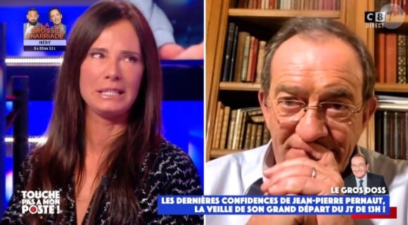 Jean-Pierre Pernaut et Nathalie Marquay dans "Touche pas à mon poste" le 17 décembre 2020, sur C8