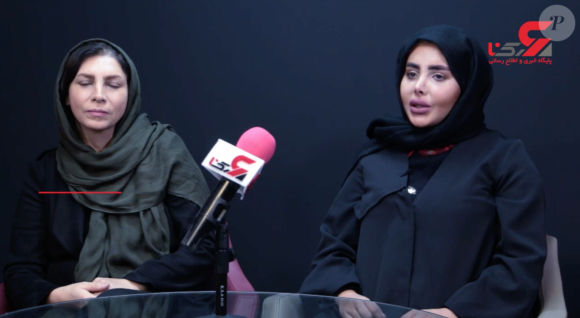 Sahar Tabar en interview pour la télévision iranienne au lendemain de sa sortie de prison. La jeune femme de 19 ans été emprisonnée en octobre 2019 suite à de nombreuses plaintes du public au gouvernement. C'est la première fois qu'elle dévoile son "vrai visage".