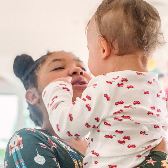 Violet et Isaiah sur Instagram, décembre 2020.