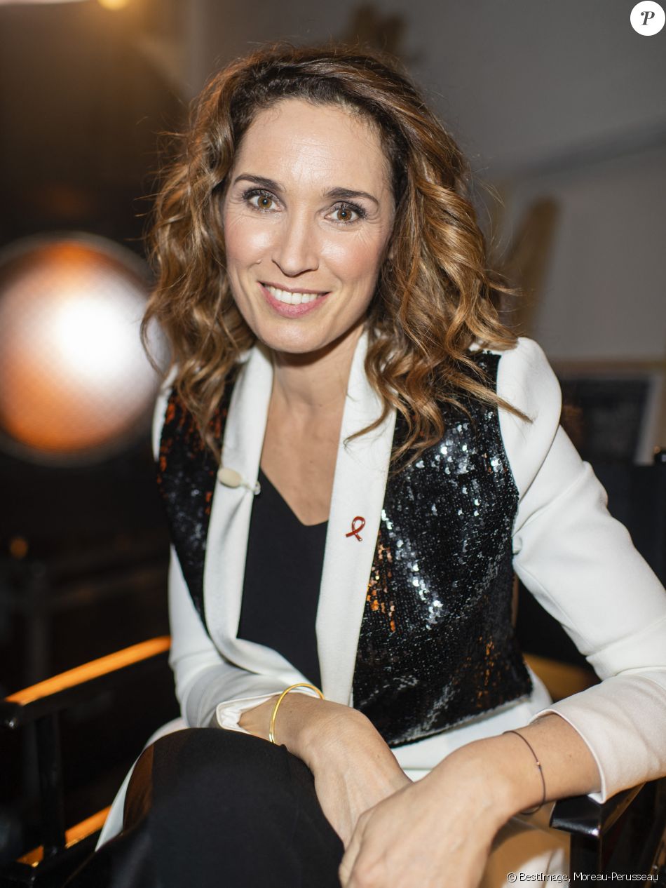 Marie Sophie Lacarrau En Cuir Exclusif - Marie-Sophie Lacarrau - Backstage de l'enregistrement de l