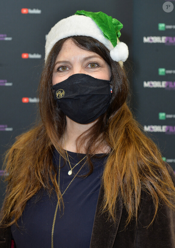 Agnès Jaoui (Présidente du jury du Mobile Film Festival Women's Empowerment) - Press Junket du "Mobile Film Festival, Women's Empowerment" à Paris, le 7 décembre 2020.