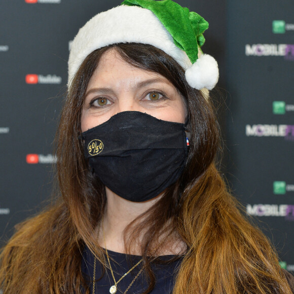 Agnès Jaoui (Présidente du jury du Mobile Film Festival Women's Empowerment) - Press Junket du "Mobile Film Festival, Women's Empowerment" à Paris, le 7 décembre 2020.