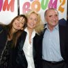 Sophie Marceau, Brigitte Fossey et Claude Brasseur, au début des années 2000.