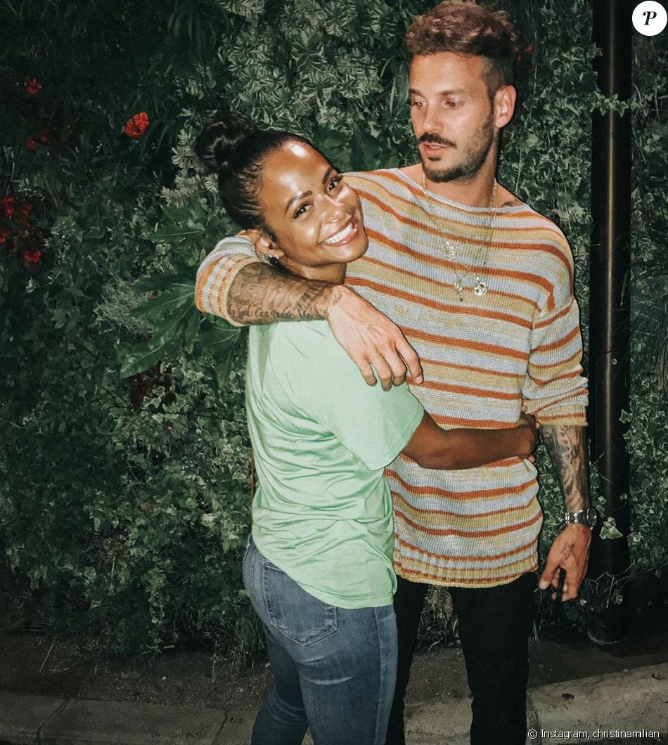 Christina Milian et M. Pokora prennent la pose sur Instagram.