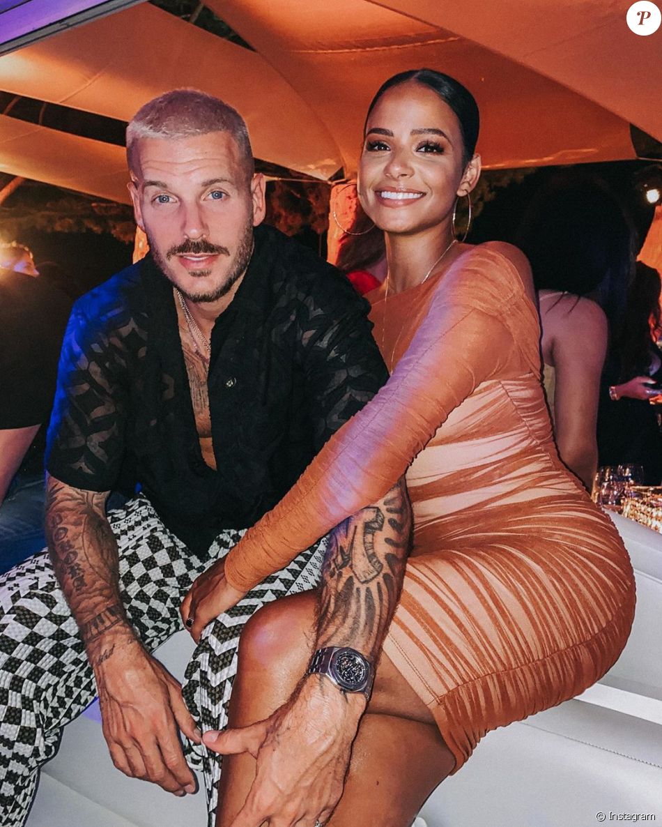 M. Pokora et Christina Milian fêtent leur anniversaire le même jour. Sur Instagram, été 2020.