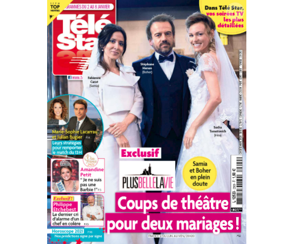 Magazine "Télé Star" en kiosques le 28 décembre 2020.