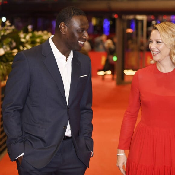 Omar Sy et Virginie Efira à la première du film "Police Night Shift" lors de la 70e édition du festival international du film de Berlin (La Berlinale 2020), le 28 février 2020. © Future-Image via Zuma Press/Bestimage