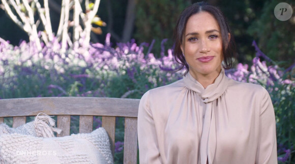 Meghan Markle, duchesse de Sussex, fait une apparition à la télévision américaine dans l'émission "CNN Heroes" le 13 decembre 2020.