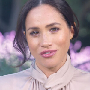 Meghan Markle, duchesse de Sussex, fait une apparition à la télévision américaine dans l'émission "CNN Heroes" le 13 decembre 2020.