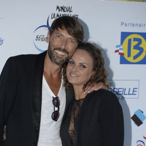 Laurent Kerusoré et Géraldine Lapalus - Trophée des Etoiles du 56ème mondial "La marseillaise à Pétanque" à Marseille le 1er juillet 2017. © Patrick Carpentier/Bestimage