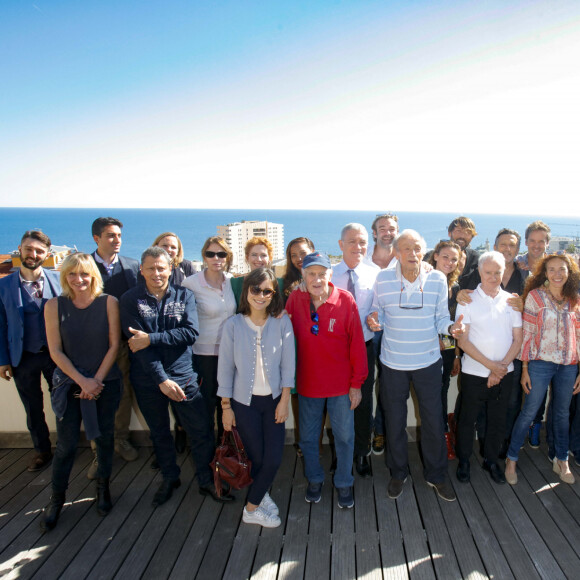 Gérard Spinelli, Patrick Puydebat, Géraldine Lapalus, Michel La Rosa, Laurent Orry, Bernard Montiel, Laurent Kerusoré, Isabel Otero, Yves Pignot, Olivier Megaton, Rémy Julienne, Venantino Venantini, M. le Maire Gérard Spinelli, Daniel Prévost, Mathilde Lebrequier, Caroline Baehr, Flore Bonaventura - Ouverture du 6ème Festival Les Héros de la Télé à Beausoleil le 7 octobre 2017.
