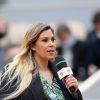 Marion Bartoli, enceinte, lors des internationaux de tennis de Roland Garros à Paris