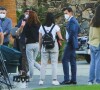 Exclusif - Olivia Wilde et Harry Styles sur le tournage du film "Don't Worry Darling" à Palm Springs, le 1er décembre 2020.