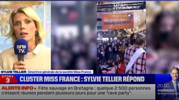 Sylvie Tellier en interview sur BFMTV