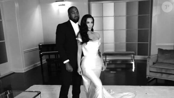 Kim Kardashian et Kanye West - Anniversaire de P. Diddy en 2020.