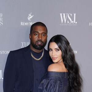 Kanye West et sa femme Kim Kardashian - Les célébrités lors de la soirée WSJ Innovators Awards au musée d'Art Moderne à New York.
