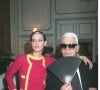 Karl Lagerfeld et Stella Tennant à Paris en 1996.