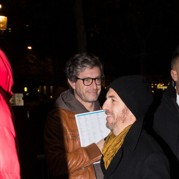Exclusif - Calogero - Arrivées à l'avant-première du film "J'accuse" au cinéma UGC Normandie à Paris le 12 novembre 2019.