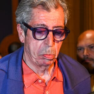 Patrick Balkany à la sortie du palais de justice de Paris après sa condamnation à cinq ans de prison ferme