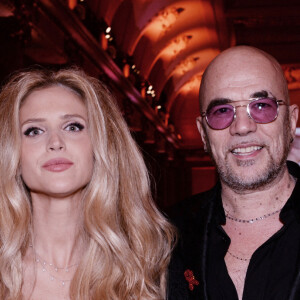 Pascal Obispo et sa femme Julie Hantson lors de la soirée de gala de la 18e édition du "Dîner de la mode du Sidaction" au Pavillon Cambon Capucines - Potel et Chabot à Paris, France, le 23 janvier 2020. © Rachid Bellak/Bestimage