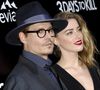 Johnny Depp et sa fiancée Amber Heard - Première du film "3 Days to Kill" à Hollywood.