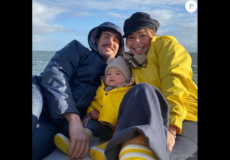Cindy Poumeyrol de "Koh-Lanta" et "Mamans & Célèbres" avec sa fille Alba et son mari Thomas