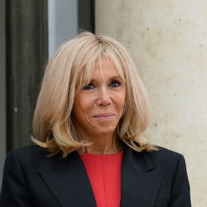 Brigitte Macron accueille son homologue mexicaine, la première Dame Beatriz Gutierrez Muller à l'Elysée. Paris, le 8 octobre 2020. © Jacques Witt / Pool / Bestimage 