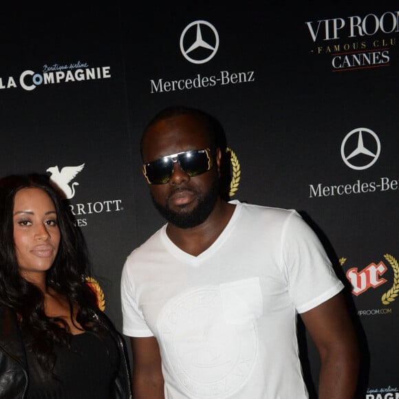 Exclusif - Maître Gims et sa femme DemDem - People au VIP ROOM à Cannes le 14 mai 2016 lors du 69 ème Festival International du Film de Cannes le 14 mai 2016