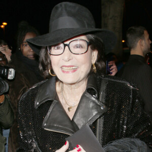 Nana Mouskouri - Les célébrités au défilé de mode Haute-Couture printemps-été 2020 "Jean-Paul Gaultier" au théâtre du Châtelet à Paris. © Christophe Aubert via Bestimage