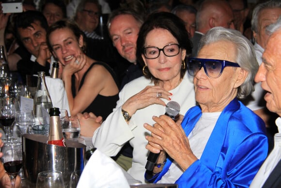 Nana Mouskouri, Michou - Michou fête son 88e anniversaire dans son cabaret avec ses amis à Paris le 18 juin 2019. © Philippe Baldini/Bestimage